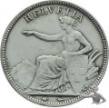 5 Franken 1851 A "ALP", sitzende Helvetia