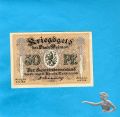 50 Pfennig Kriegsgeld Deutsches Reich 1917 Weimar