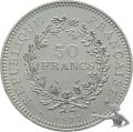 Frankreich 50 Francs 1977 Herkules Silber