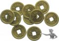 10 Stück Glücksmünzen aus China