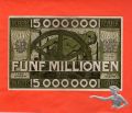 5 Millionen Mark Deutsches Reich 1923 Düsseldorf