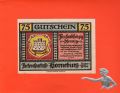 75 Pfennig Deutsches Reich 1921 Horneburg