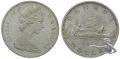 Kanada 1 Dollar 1965 Voyageur - Grosssilbermünze