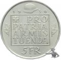 5 Franken 1936 B - Wehranleihe Gedenkmünze