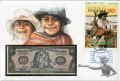 Banknotenbrief Ecuador 10 Sucres 1986