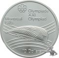 Kanada 10 Dollars 1976 Olympiade Silber