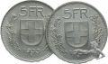 5 Franken 1933 &amp; 1953 B Tell | QUALITÄT - GÜNSTIGES ANGEBOT !
