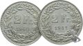 2 Franken 1940 &amp; 1941 B | 2 x vorzüglich