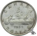 Kanada 1 Dollar 1955 - Silber