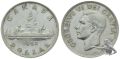 Kanada 1 Dollar 1950 - Silber