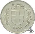 5 Franken 1965 B Silber