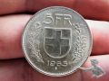 001 5 Schweizer Franken 1965 Silber 835