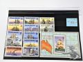 13 Briefmarken Pitcarin Island mit Segelschiffe drauf ohne Stempel