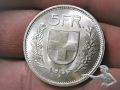 004 KOM 5 Schweizer Franken 1967 Bern Silber