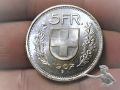 005 KOM 5 Schweizer Franken 1967 Bern Silber