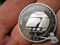 001 Medaille Michael Schumacher Collection 1991-2004 Kupfer versilbert mit farbigen Inlay