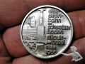 002 Medaille Eisenbahn St Louis Basel 1969 Silber 900