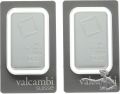 Silberbarren 2 x 50 Gramm Valcambi Originalverpackt