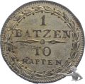 Schweiz Luzern 1 Batzen 1813 (10 Rappen)