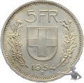 5 Franken 1954 B | Silber 15 Gramm | TOPSTÜCK