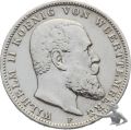 Württemberg 3 Mark 1909 F