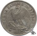 Chile Un Peso 1877, Santiago