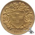 20 Fr. 1926 B ----------------- Selten Gold