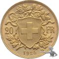 20 Fr. 1926 B ----------------- Selten Gold