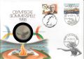 5 Franken 1988 Olympische Bewegung, stempelglanz, Numisbrief