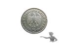 002 5 Mark Deutsches Reich 1936E Muldenhütten Reichsmark, die E Muldenhütten Prägestelle gibt es Heute nicht mehr. Muldenhütten 1887–1953. 900 Silber