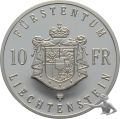 Liechtenstein 10 Franken 1990 Hans Adam II.