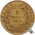 Frankreich 5 Francs 1856 Gold Napoleon III