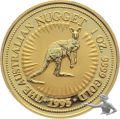 Australien 100 Dollars 1995 Gold Nugget / Känguru 1 Unze Feingold 999
