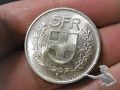 002 KOM 5 Schweizer Franken 1967 Bern Silber