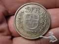 002 5 Schweizer Franken 1932 Bern Silber