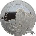 Ghana 1000 Cedis 2019 - Giants of the Ice Age - Mammut - 1 Kilo-Münze, 1000 Gramm Feinsilber