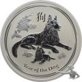 Australien 2 Dollars 2018 Year of the Dog - 2 Unzen Feinsilber