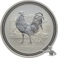 Australien 2 Dollars 2005 Year of the Rooster (Lunar 1) - 2 Unzen Feinsilber