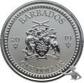 Barbados One Dollar 2019 1 Unze Feinsilber