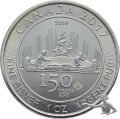 Kanada 1 Unze Feinsilber 2017 Voyageur 150 Y