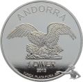 Andorra Eagle 2013 1 Unze Feinsilber