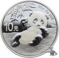 China 10 Yuan 2020 Panda 30 Gramm Feinsilber TOP