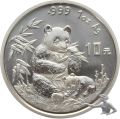 China 10 Yuan 1996 Panda 1 Unze Feinsilber