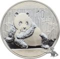 China 10 Yuan 2015 Panda 1 Unze Feinsilber TOP