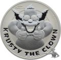 Tuvalu 1 Dollar 2020 Krusty the Clown - 1 Unze Feinsilber 999