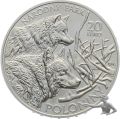 Slowakei 20 Euro 2010 Narodnypark Silber Wölfe TOP