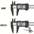 Schieblehre mm &amp; inch, elektronisch mit deutscher Beschreibung, startklar inkl. Batterie