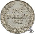 Liberia 1 Dollar 1962 Silber 24 Gramm 0.900