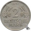 Deutschland 2 Mark 1951 J "Ähren"