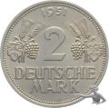 Deutschland 2 Mark 1951 G "Ähren"